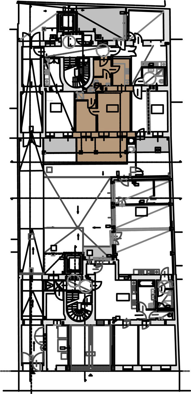 Lageplan Wohnung Top 2 Stiege 2